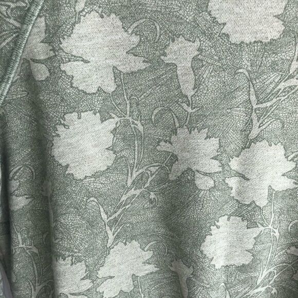 Maaji Sleek French Terry Crewneck Sweatshirt Olive Green Size Small - Picture 8 of 9